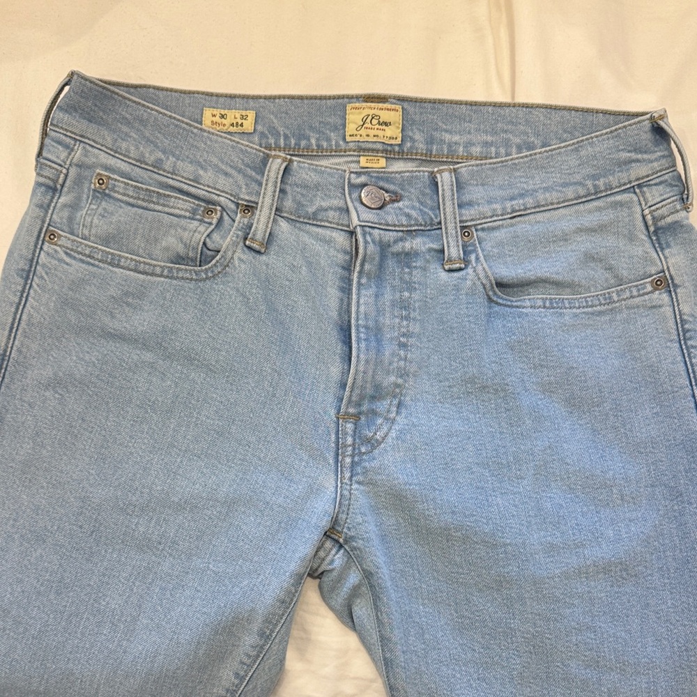 J. Crew Men's Slim Jeans in Light Blue